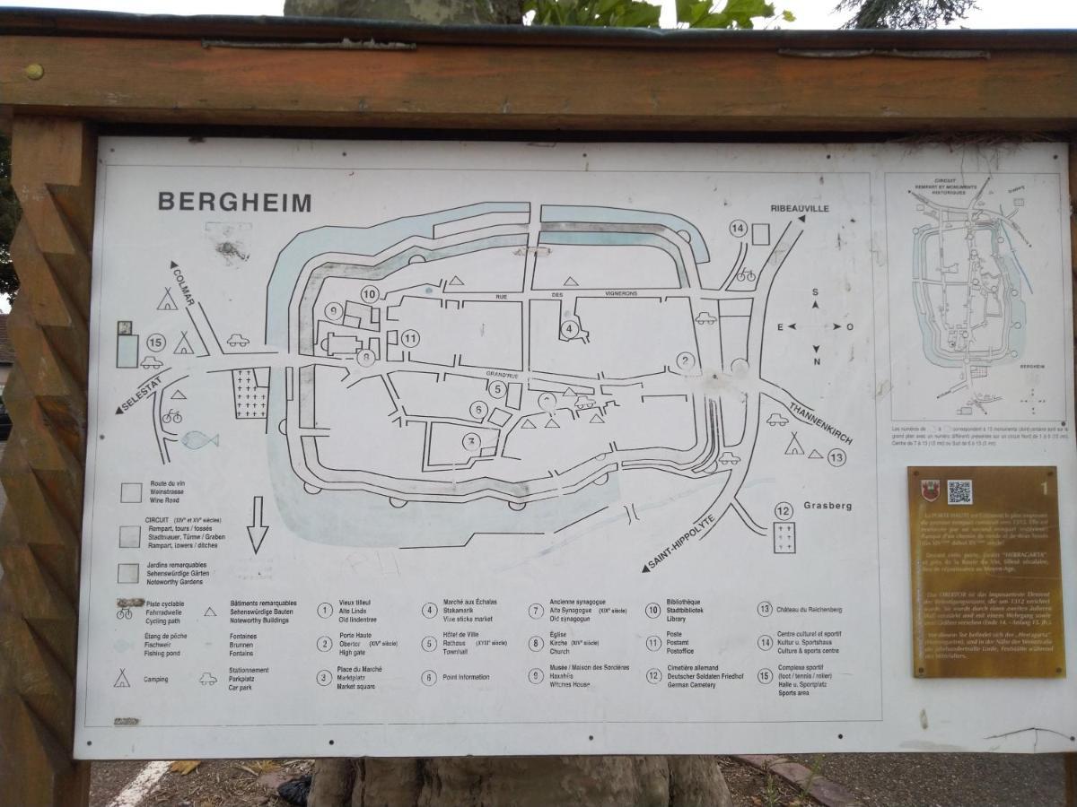 Bergheim Piscine Daire Dış mekan fotoğraf